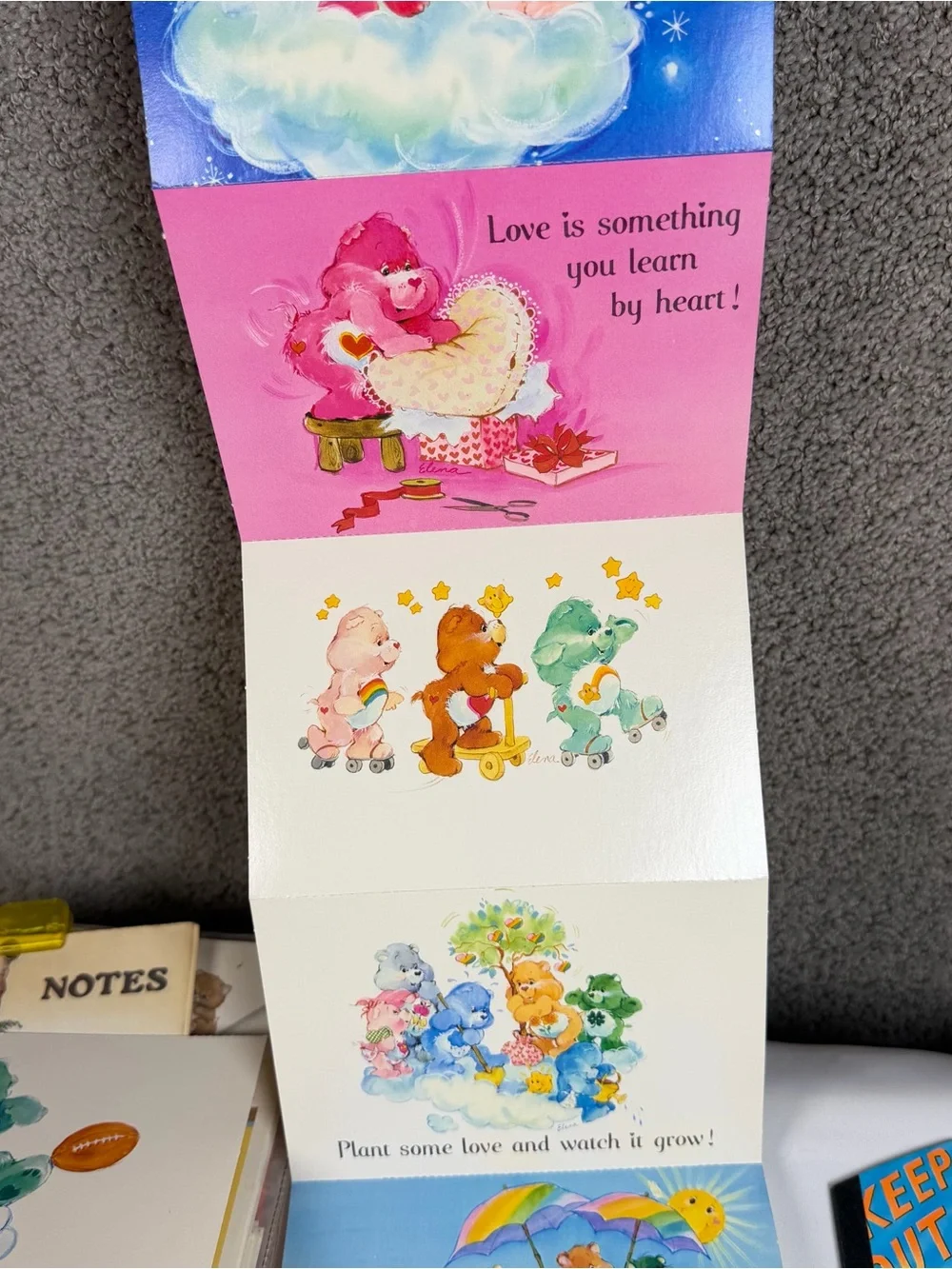 Vintage/retro stationary Star Wars, Mickey, Care Bears, etc